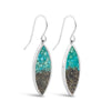 Dune Jewelry Dune Jewelry - Luxe Marquise Earrings - Turquoise Gradient - LBI Sand available at The Good Life Boutique