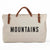 Forestbound Mountains Canvas Utility Bag - Natural available at The Good Life Boutique