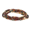 Scout Curated Wears Scout Curated Wears - Stone Wrap Bracelet/Necklace - Majestic Jasper - Stone Of Serenity available at The Good Life Boutique