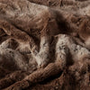 Olliix Oversized 60x70" Faux Fur Throw Blanket - Light Brown available at The Good Life Boutique