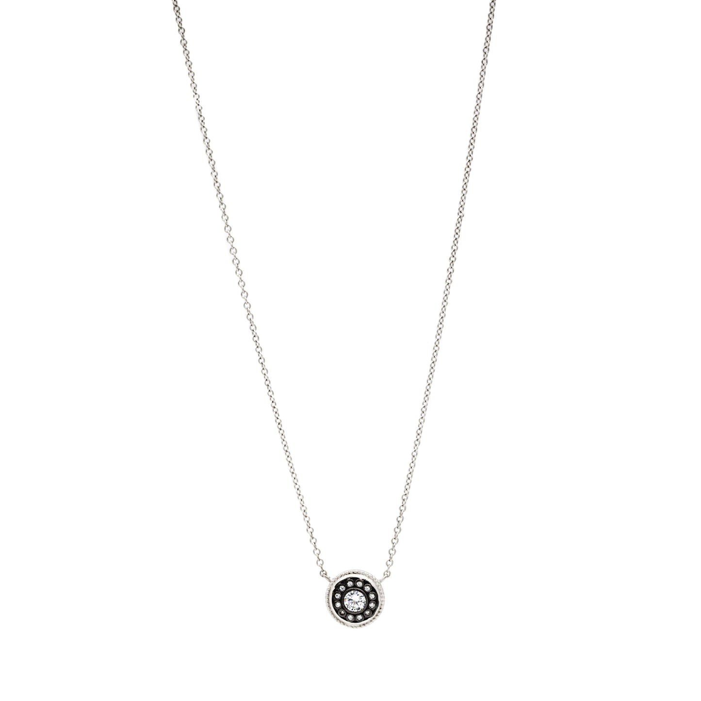 Freida Rothman Freida Rothman - Nautical Button Pendant Necklace available at The Good Life Boutique