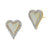Freida Rothman Freida Rothman - From The Heart Stud Earrings available at The Good Life Boutique
