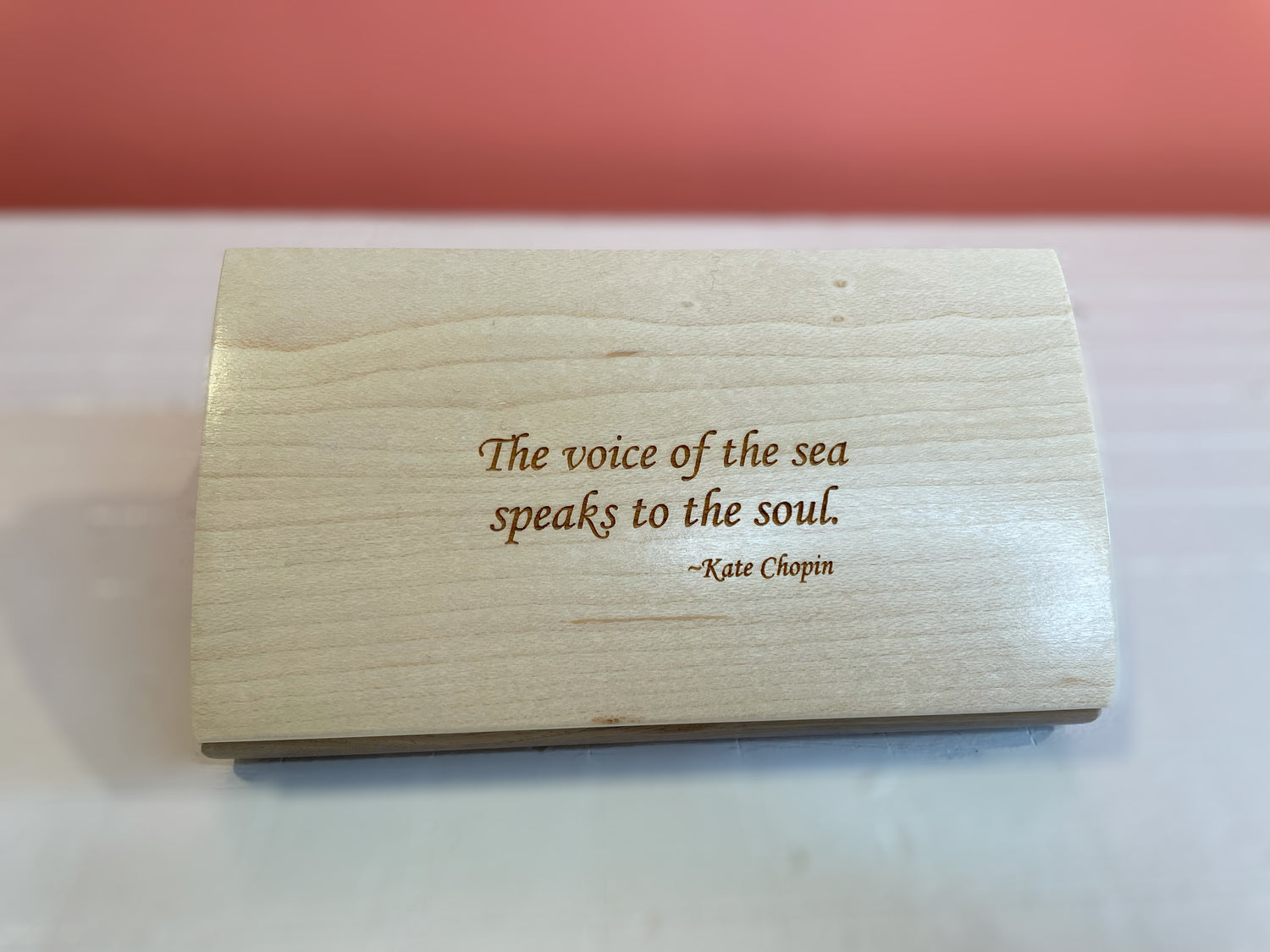 Mikutowski Woodworking Inspirational Box - Voice Of The Sea available at The Good Life Boutique