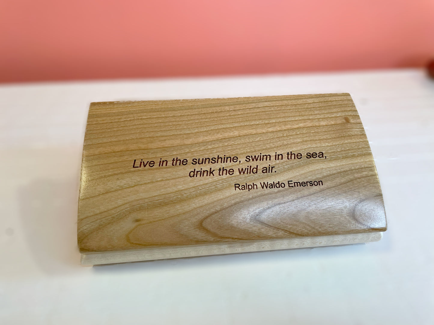 Mikutowski Woodworking Inspirational Box - Live In The Sunshine available at The Good Life Boutique