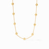 Julie Vos Julie Vos - Poppy Delicate Station Necklace Gold Cz available at The Good Life Boutique