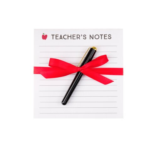 Eccolo Teacher's Notes Notepad With Pen available at The Good Life Boutique