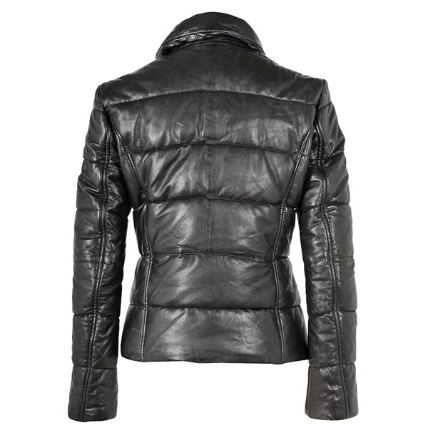 Mauritius Mauritius - Rena CF Woman's Leather Jacket - Black available at The Good Life Boutique
