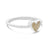 Dune Jewelry Rope Stacker Ring - Heart - Size 6 available at The Good Life Boutique