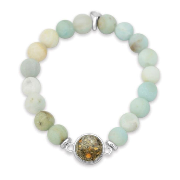 Dune Jewelry Dune Jewelry - Round Beaded Bracelet - Amazonite - 7 Inches available at The Good Life Boutique