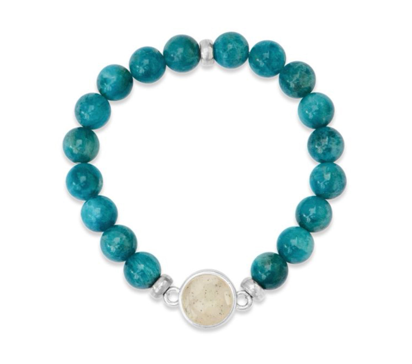 Dune Jewelry Dune Jewelry - Round Beaded Bracelet - Apatite available at The Good Life Boutique