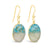 Dune Jewelry Dune Jewelry - Sandrop Earrings - Large - Turquoise Gradient - LBI Sand available at The Good Life Boutique