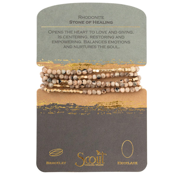 Scout Curated Wears Scout Curated Wears - Rhodonite - Stone of Healing available at The Good Life Boutique