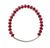 Made As Intended Sorriso in Siam Red Crystal and Sterling Silver 7.5" available at The Good Life Boutique