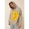 Promesa Knit Vintage Style Smiley Face Graphic Hoodie available at The Good Life Boutique