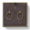 Julie Vos Julie Vos - SoHo Doorknocker Earring Mixed Metal available at The Good Life Boutique