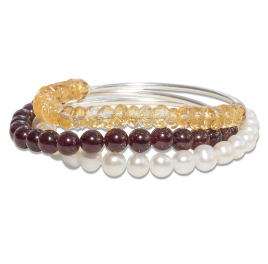 Made As Intended Sorriso In Freshwater Pearl and Sterling Silver available at The Good Life Boutique