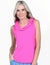 Southwind Apparel Southwind - Pebble Beach Ruffle Top - Flamingo available at The Good Life Boutique