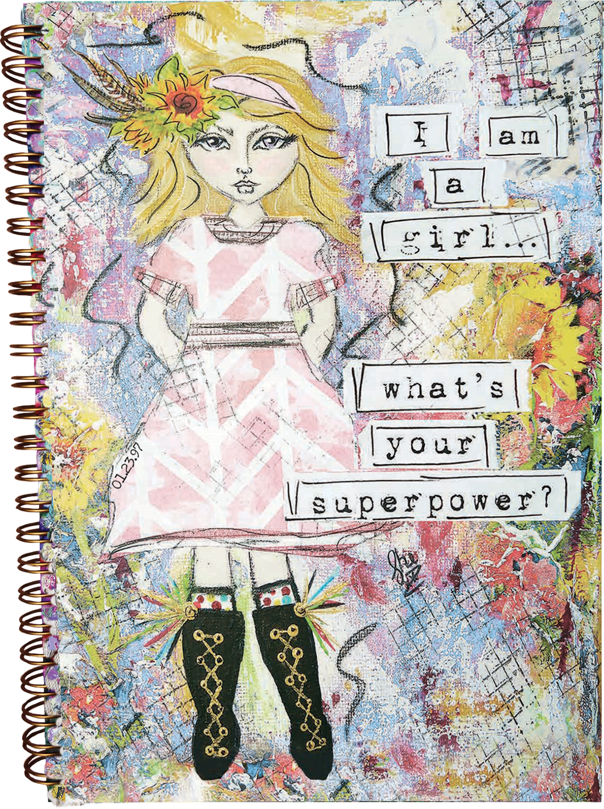A Girl Like Me Art I Am A Girl What's Your Superpower - Journal available at The Good Life Boutique