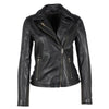 Mauritius Mauritius - Traysie RF Woman's Leather Jacket - Black available at The Good Life Boutique