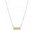 Dune Jewelry Dune Jewelry - Delicate Dune Bar Necklace With LBI Sand available at The Good Life Boutique