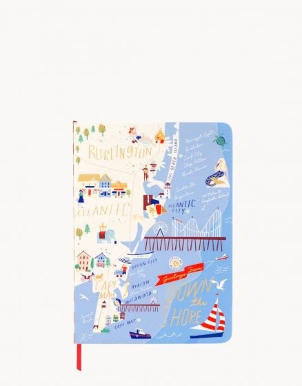 Spartina Spartina Down the Shore Ruled Notebook 5x7 available at The Good Life Boutique