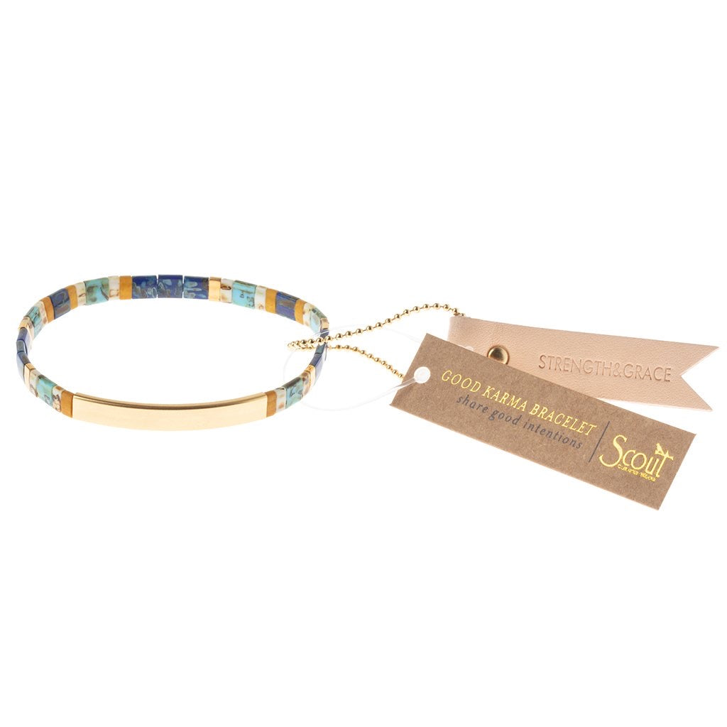 Scout Curated Wears Good Karma Miyuki Bracelet Strength