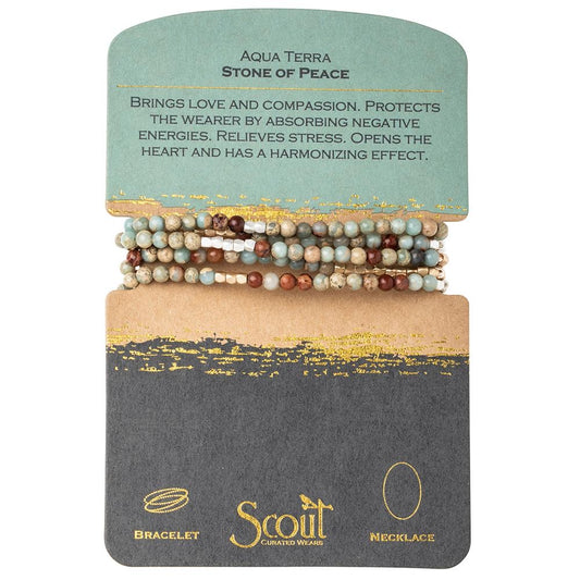 Scout Curated Wears Scout Curated Wears - Aqua Terra - Stone of Peace available at The Good Life Boutique