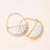 Scout Curated Wears Scout Curated Wears - Stone Prism Hoop - Howlite/Gold available at The Good Life Boutique
