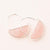 Scout Curated Wears Scout Curated Wears - Stone Prism Hoop - Rose Quartz/Silver available at The Good Life Boutique