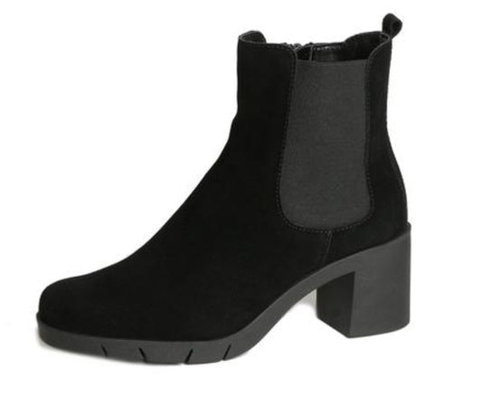 The Flexx The Flex - Up N Out Too Water Suede Black available at The Good Life Boutique