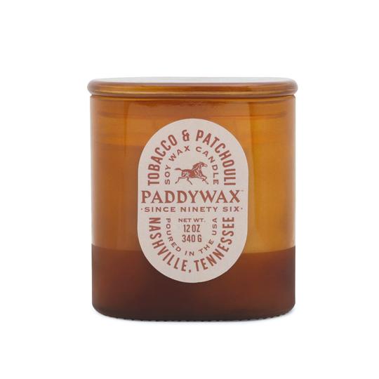Paddywax Paddywax Vista 12oz Candle - Tobacco & Patchouli available at The Good Life Boutique