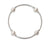 Made As Intended White Pearl Blessing Bracelet With Silver Links available at The Good Life Boutique