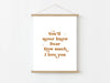 Kitch Studios You'll Never Know Nursery Typography Art Print Poster Sign available at The Good Life Boutique
