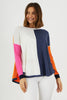 Zaket & Plover Zaket & Plover - Block Color Sweater - White available at The Good Life Boutique