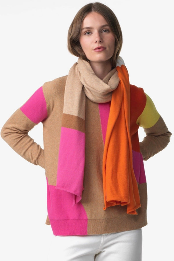 Zaket & Plover Zaket & Plover - Block Color Wrap - Biscuit Combo available at The Good Life Boutique