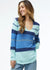 Zaket & Plover Zaket & Plover - Cotton V Sweater - Aqua available at The Good Life Boutique