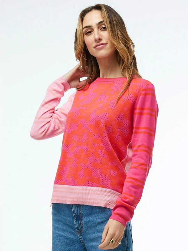 Zaket & Plover Zaket & Plover - Daisy Sweater - Red available at The Good Life Boutique