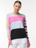 Zaket & Plover Zaket & Plover - Multi Stripe Sweater - Black available at The Good Life Boutique