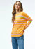 Zaket & Plover Zaket & Plover - Pocket Stripe Sweater - Orange available at The Good Life Boutique
