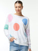 Zaket & Plover Zaket & Plover - Summer Spot Sweater - White available at The Good Life Boutique