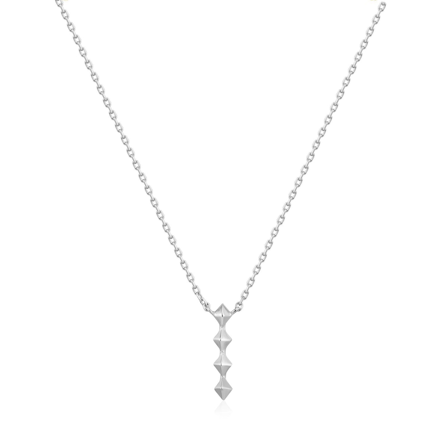 ANIA HAIE ANIA HAIE - Silver Spike Drop Necklace available at The Good Life Boutique