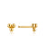 ANIA HAIE ANIA HAIE - Gold Modern Triple Ball Stud Earrings available at The Good Life Boutique