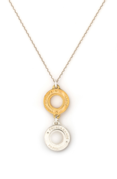 French Kande French Kande Doble Annecy Necklace Silver available at The Good Life Boutique