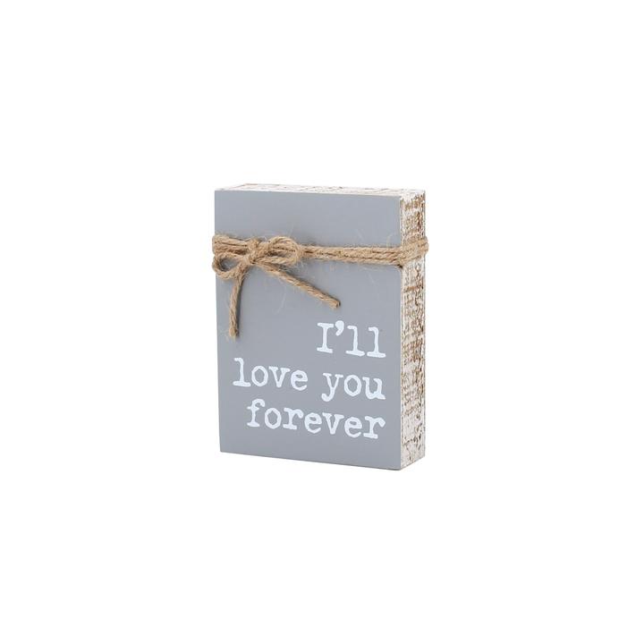 Collins Painting & Design, LLC I'll Love You Forever Wood Sign available at The Good Life Boutique