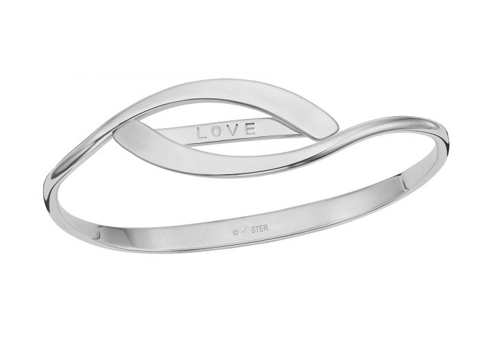 Ed Levin E.L. Designs (Formerly Ed Levin) - Sentiment Swing (Love) Bracelet S/S LM available at The Good Life Boutique
