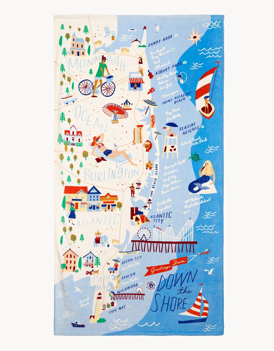 Spartina Spartina Down the Shore Beach Towel available at The Good Life Boutique