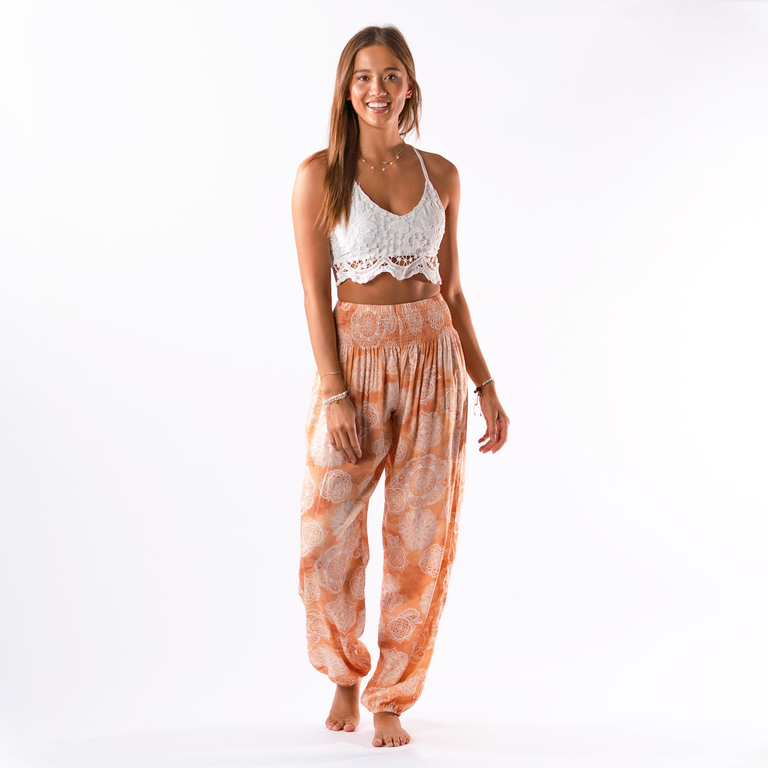 Lotus and Luna Flamenco Harem Pants available at The Good Life Boutique