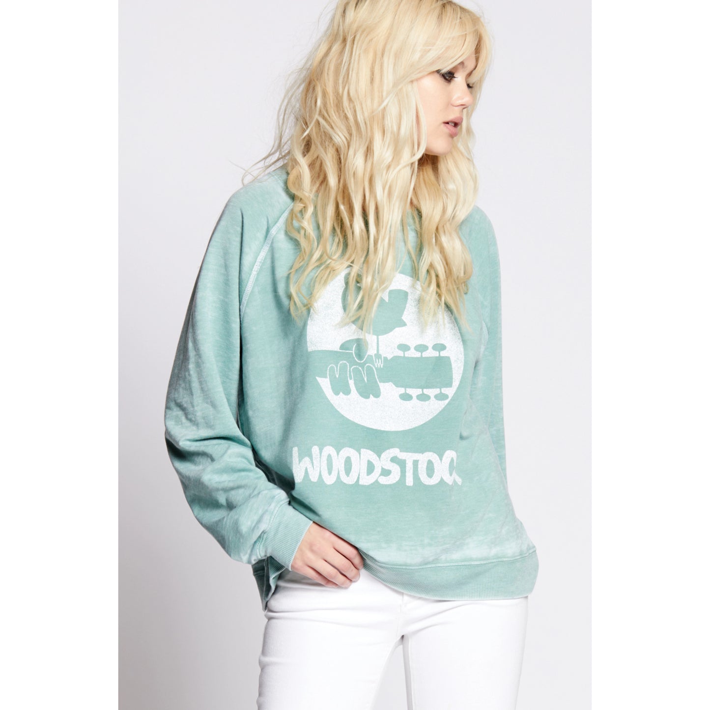 Recycled Karma Woodstock Symbol Sweatshirt. available at The Good Life Boutique