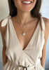 French Kande French Kande Petite Swarovski French Kiss Necklace Silver available at The Good Life Boutique