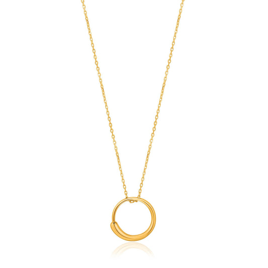 ANIA HAIE ANIA HAIE - Gold Luxe Circle Necklace available at The Good Life Boutique